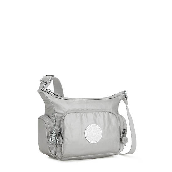 Kipling Gabbie Mini Metallic Crossbody Bags Bright Metallic | CA 1123LI